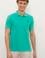 Erkek Yeşil Polo Yaka T-Shirt Basic