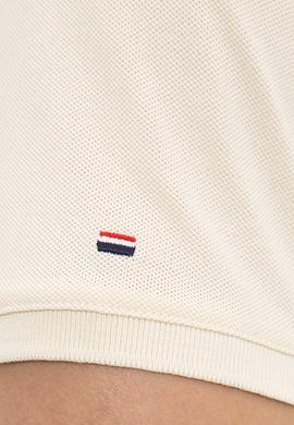 Erkek Ecru Polo Yaka T-Shirt Basic - 50222632209