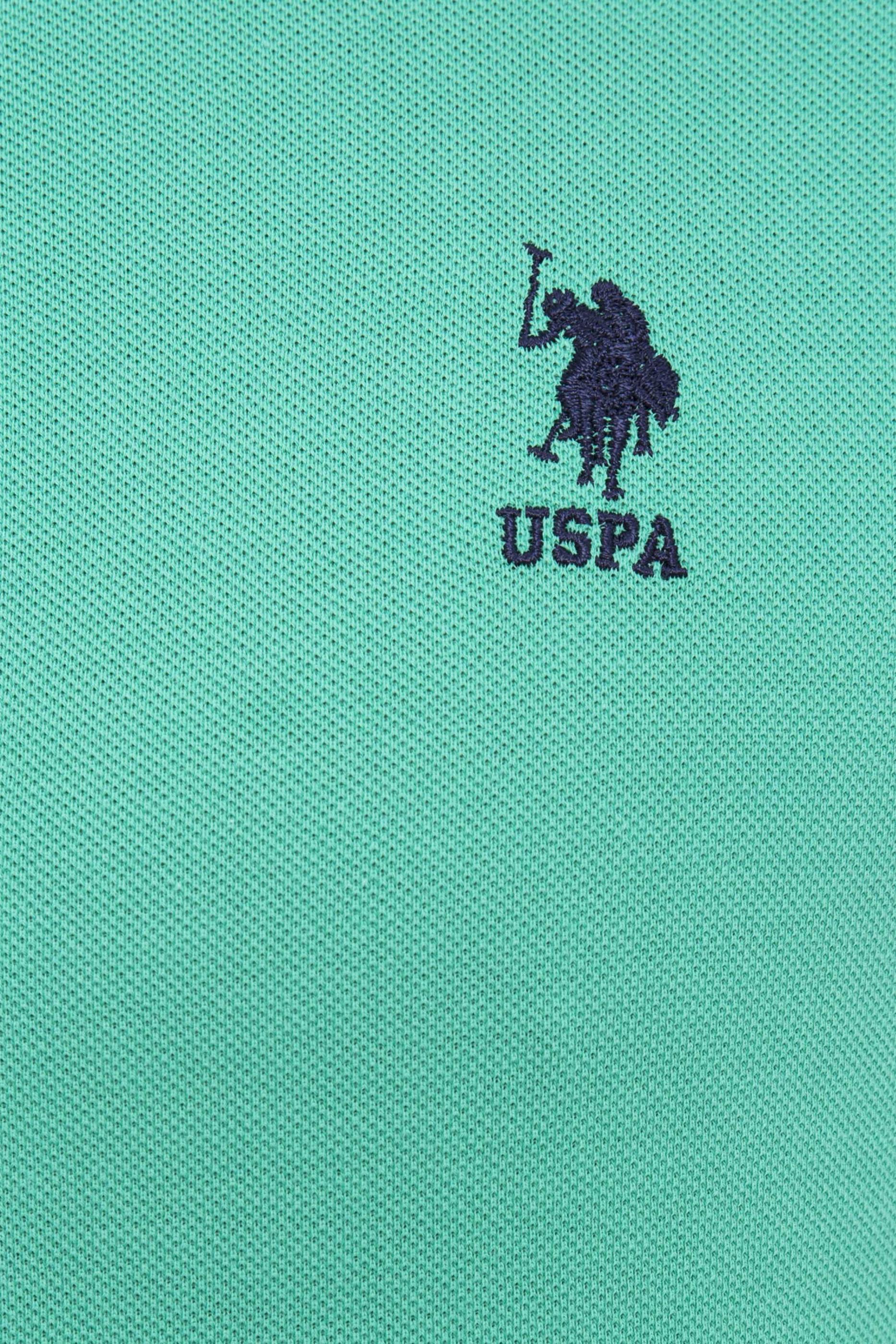 Erkek Yeşil Polo Yaka T-Shirt Basic