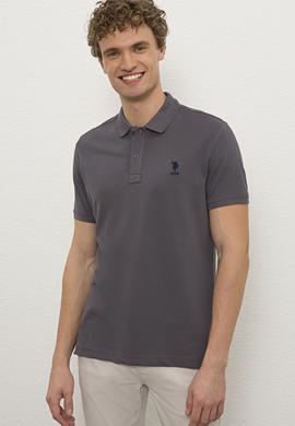 Erkek Antrasit Basic Tişört - 50222632338