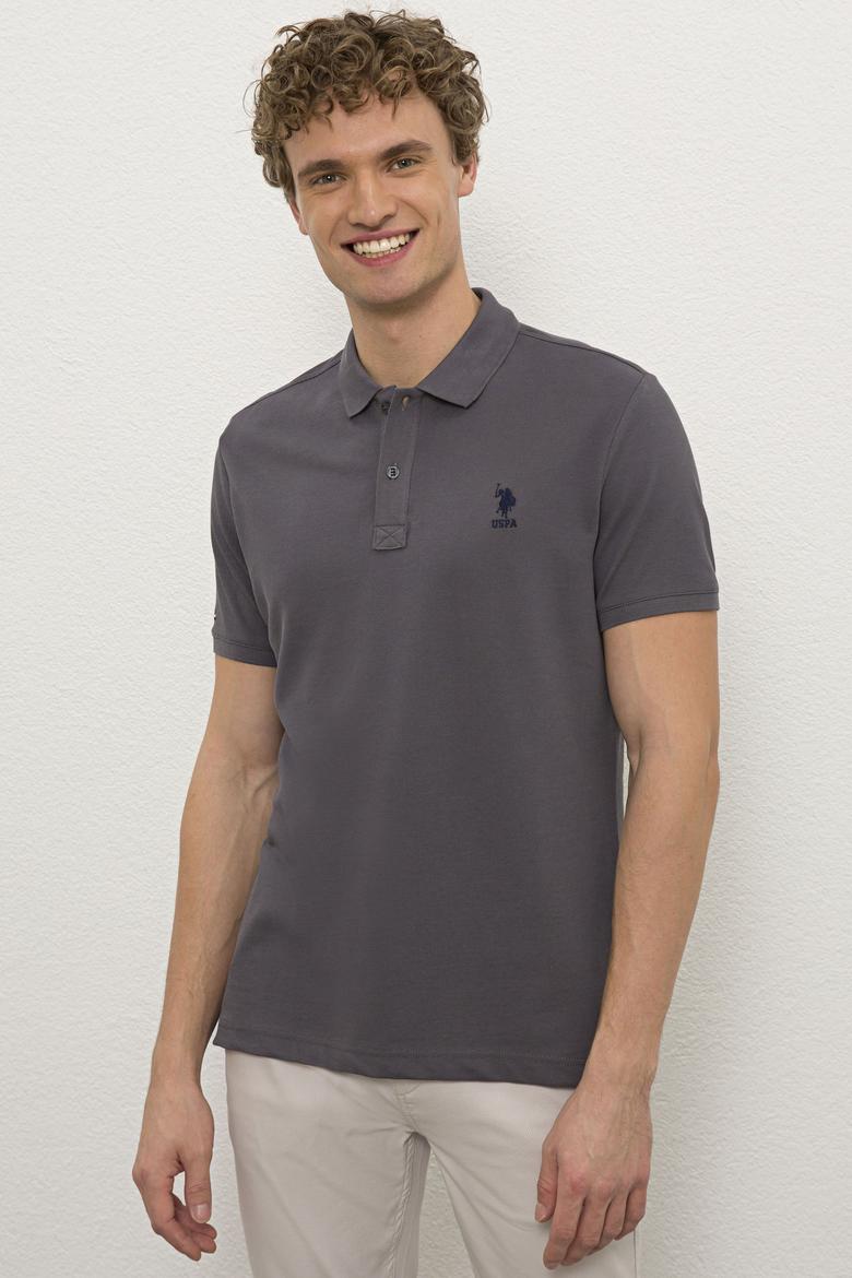 Erkek Antrasit Basic Tişört