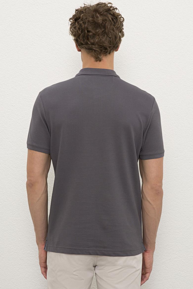 Erkek Antrasit Basic Tişört - 50222632338