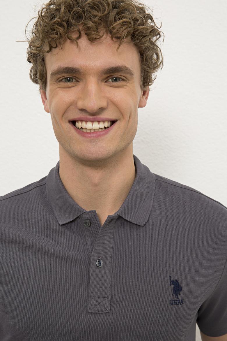 Erkek Antrasit Basic Tişört - 50222632338