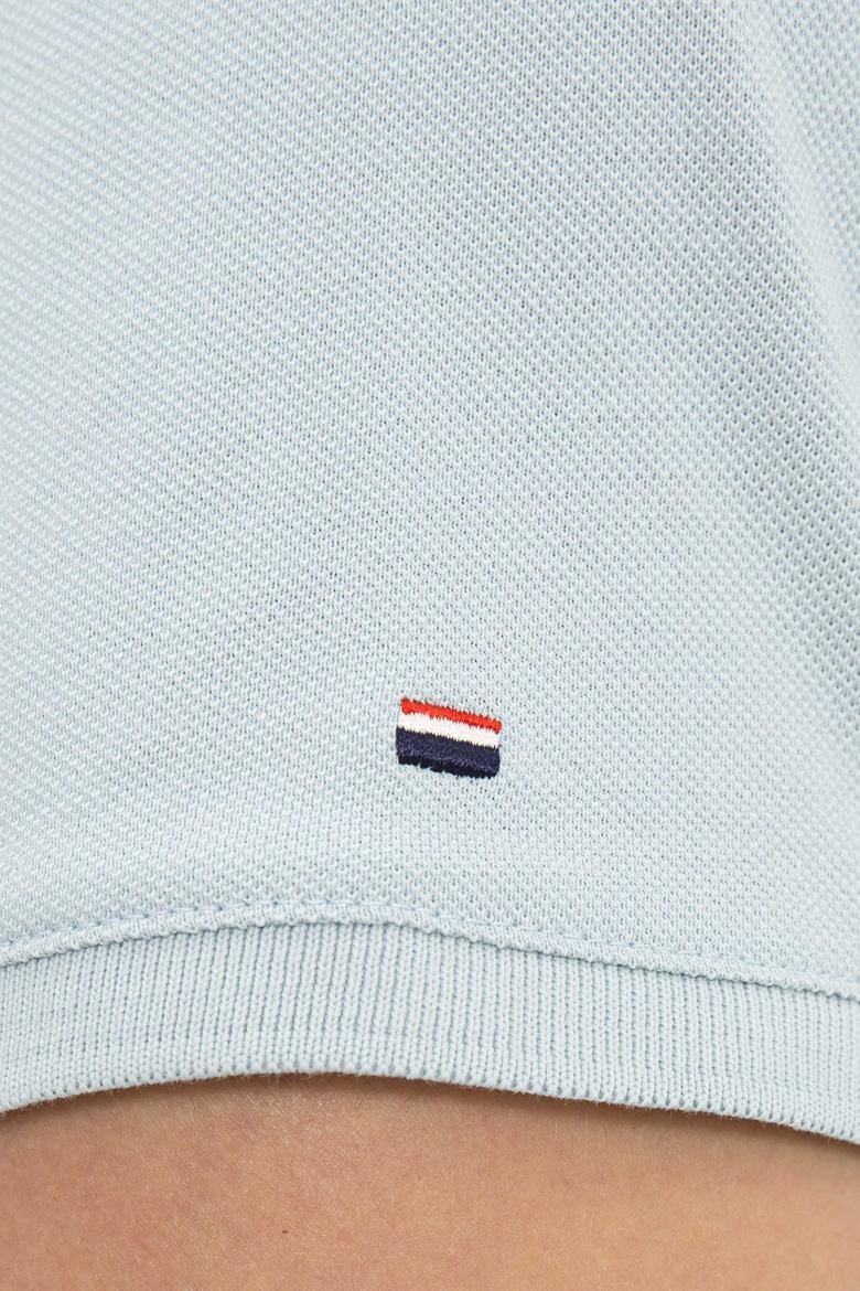 Erkek Acık İndigo Polo Yaka Basic T-Shirt - 50222632218