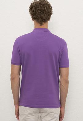 Erkek Menekşe Basic Tişört - 50222632088