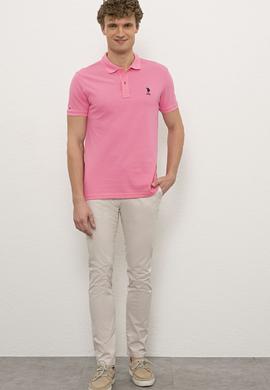 Erkek Pembe Basic Tişört - 50222632108