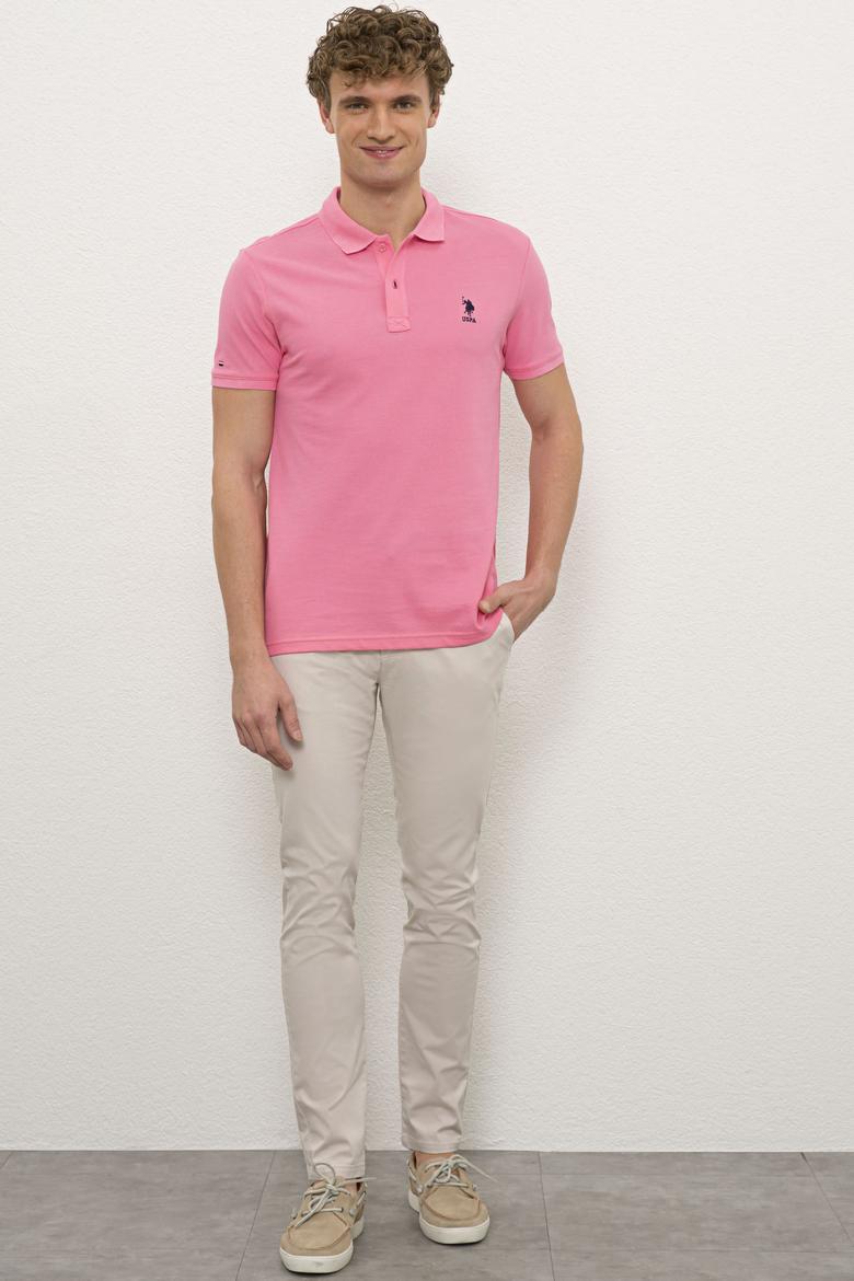 Erkek Pembe Basic Tişört - 50222632108