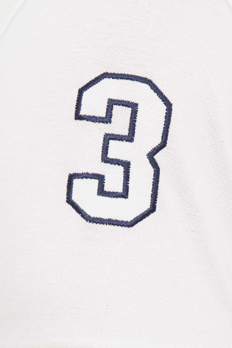 Erkek Beyaz Polo Yaka T-Shirt Basic - 50221070001