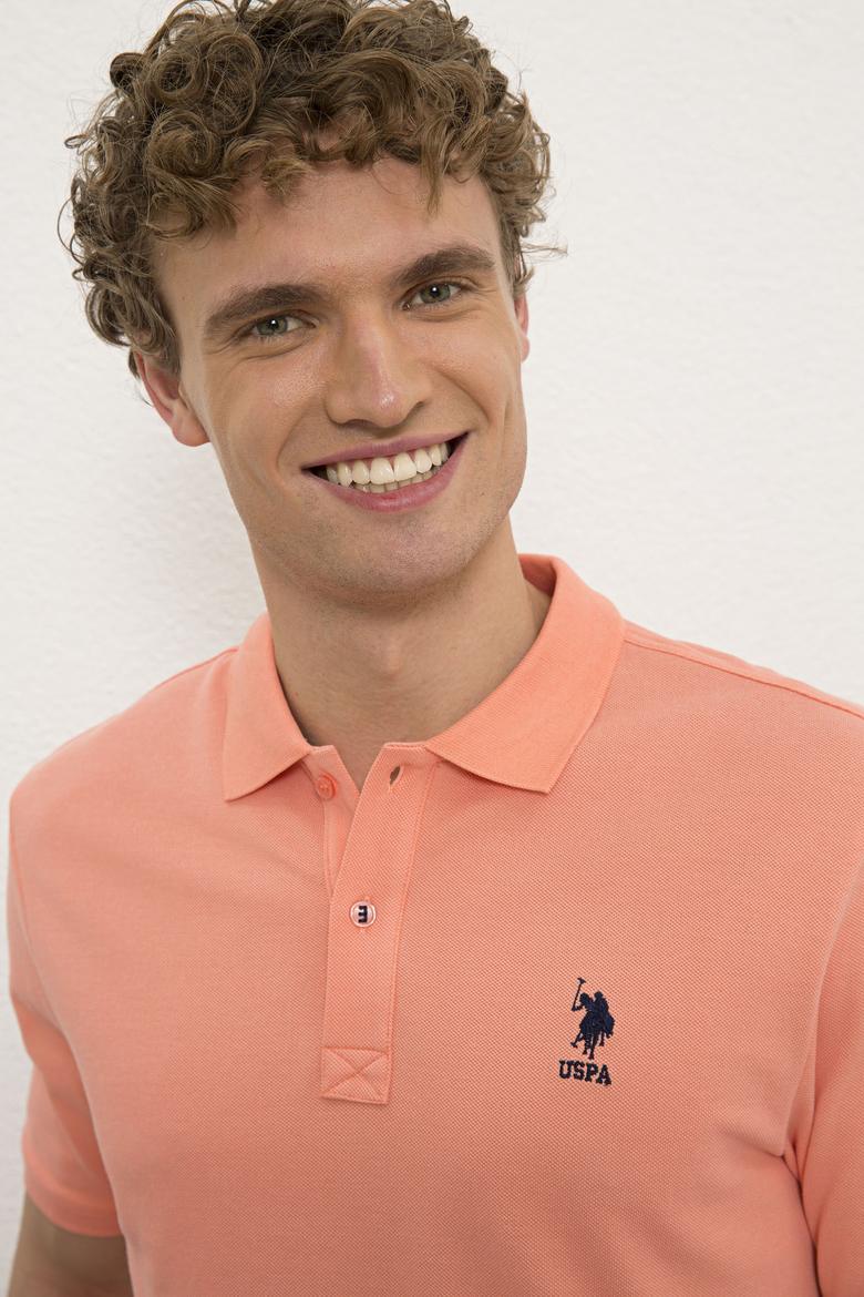 Erkek Somon Polo Yaka T-Shirt Basic - 50222614083