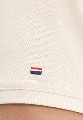 Erkek Ecru Polo Yaka T-Shirt Basic - 50222614126