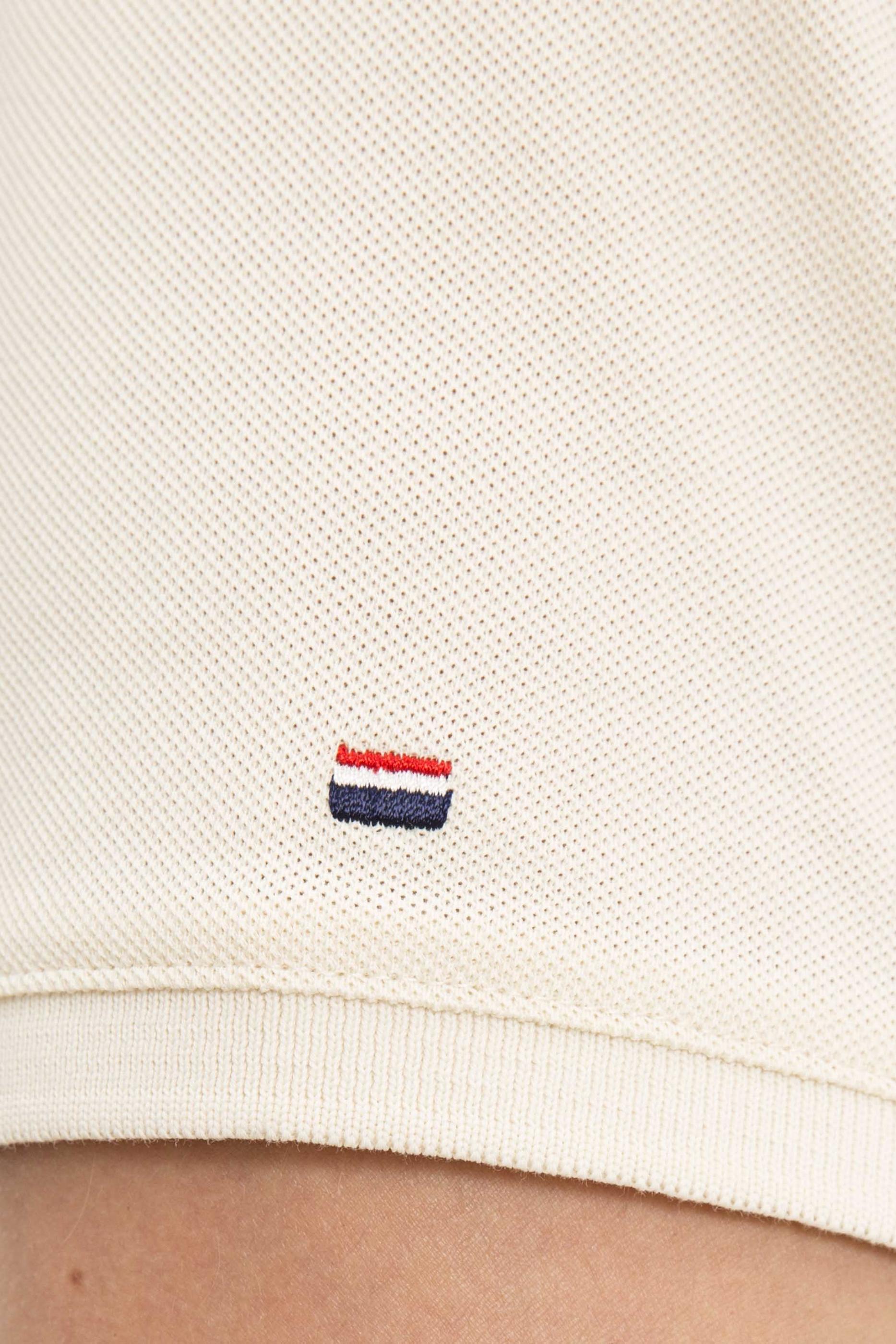 Erkek Ecru Polo Yaka T-Shirt Basic