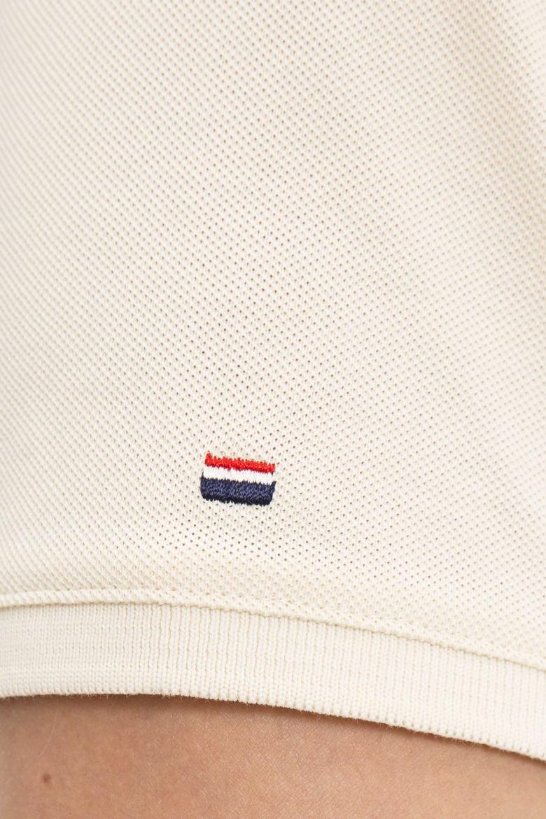 Erkek Ecru Polo Yaka T-Shirt Basic - 50222614126