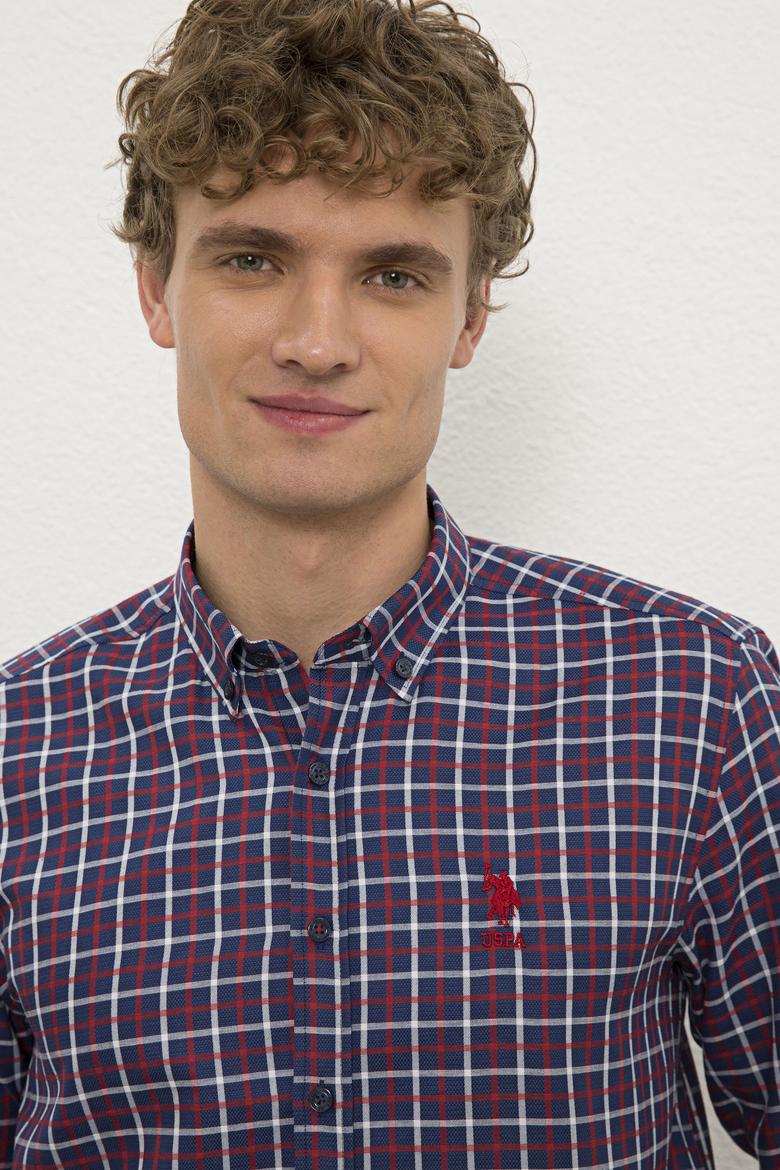 Erkek Kırmızı Gömlek Uzunkol - 50231406015