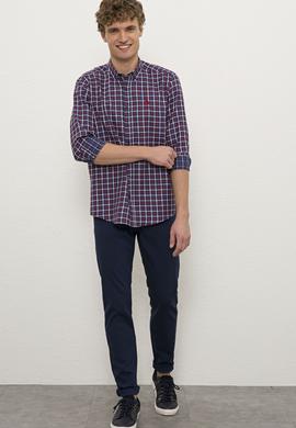 Erkek Kırmızı Gömlek Uzunkol - 50231406015