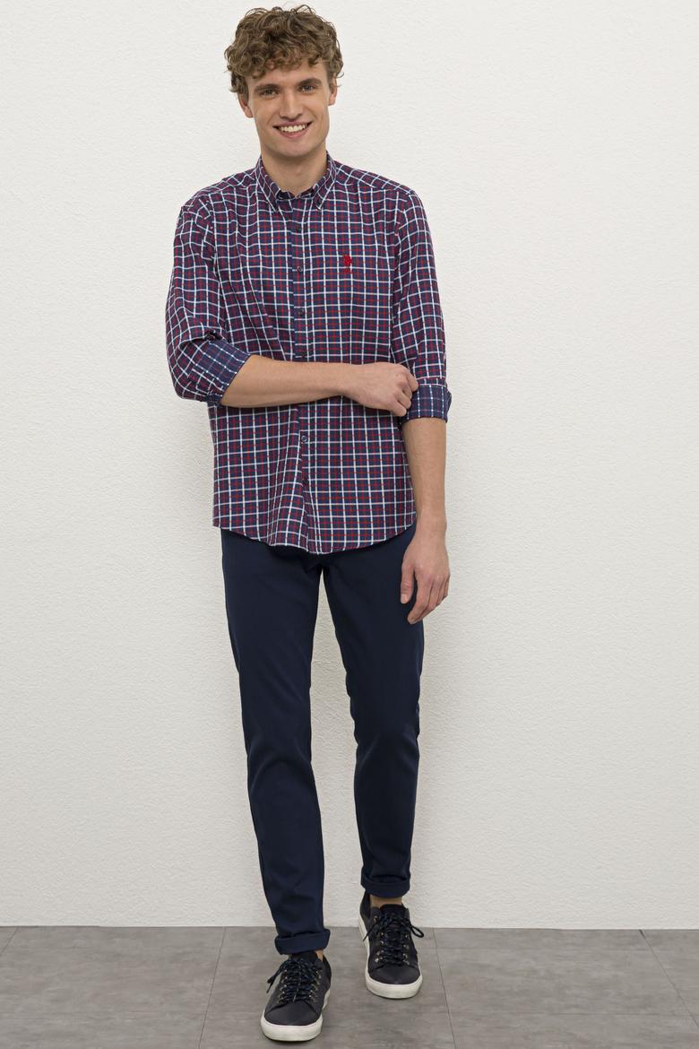 Erkek Kırmızı Gömlek Uzunkol - 50231406015