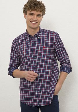 Erkek Kırmızı Gömlek Uzunkol - 50231406015