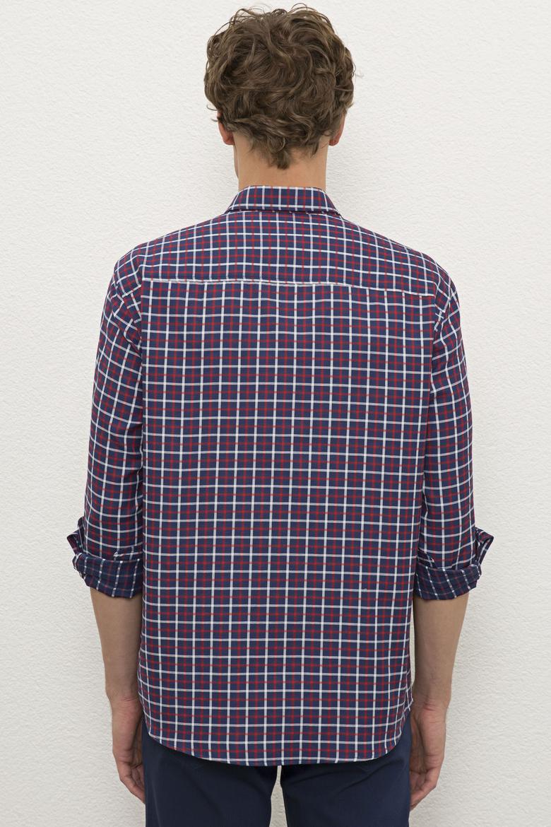 Erkek Kırmızı Gömlek Uzunkol - 50231406015