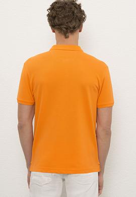 Erkek Turuncu Polo Yaka T-Shirt Basic - 50222632189