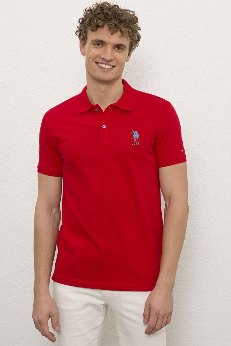 Erkek Kırmızı Basic Tişört