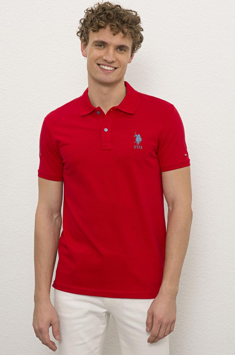 Erkek Kırmızı Basic Tişört