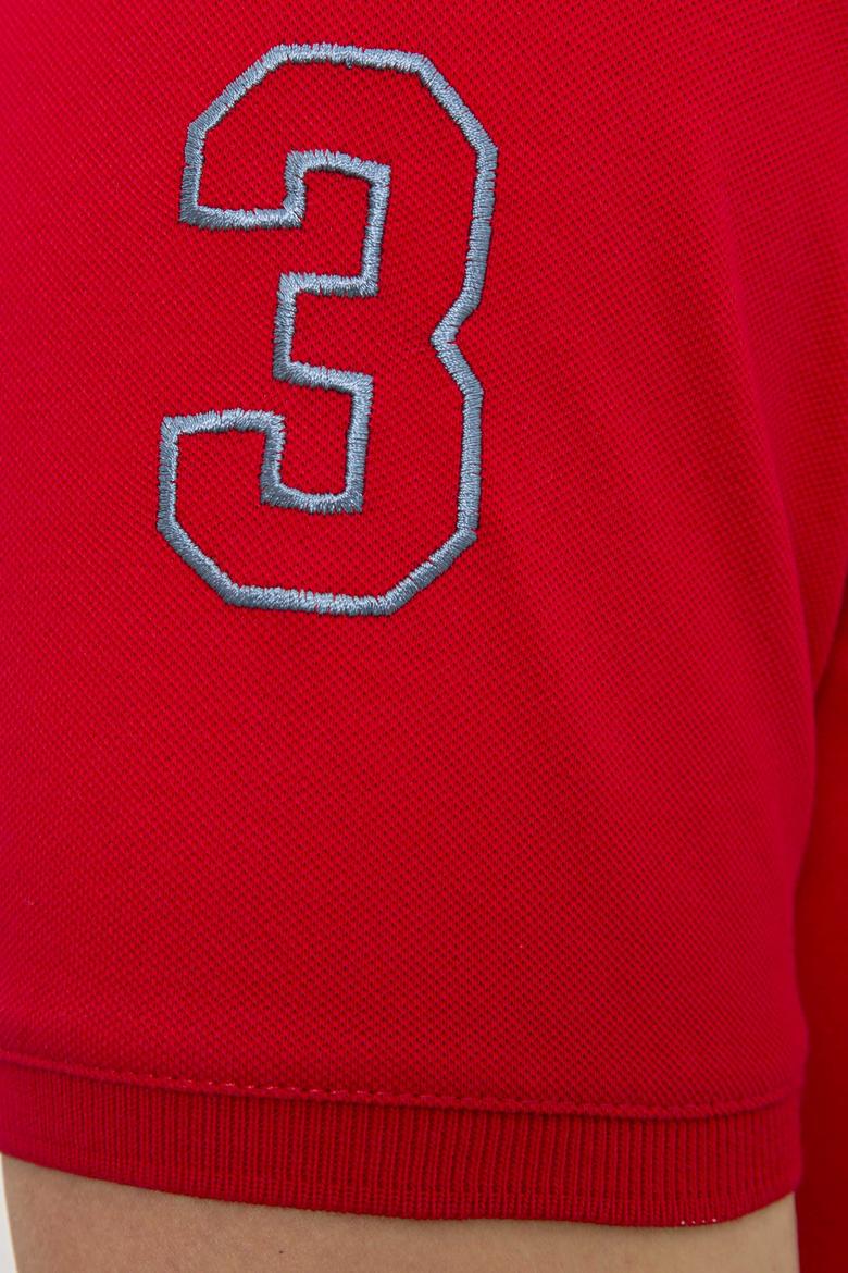 Erkek Kırmızı Basic Tişört - 50221070021