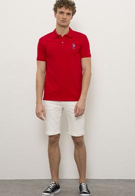 Erkek Kırmızı Basic Tişört - 50221070021