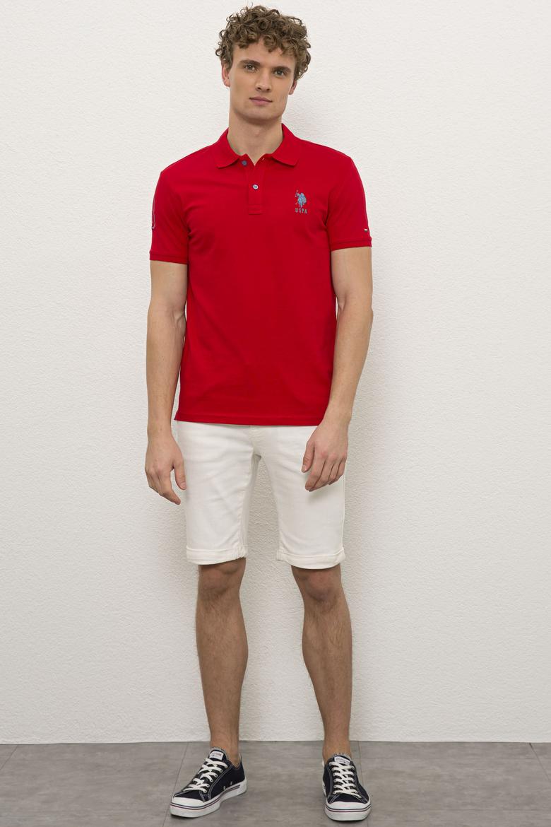 Erkek Kırmızı Basic Tişört - 50221070021