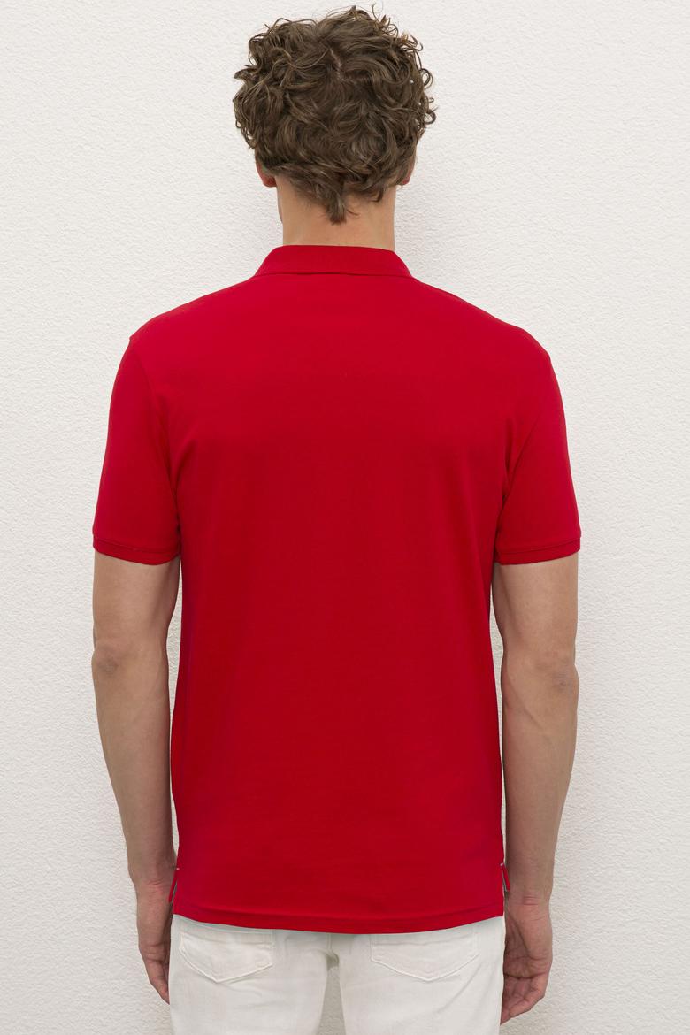 Erkek Kırmızı Basic Tişört - 50221070021