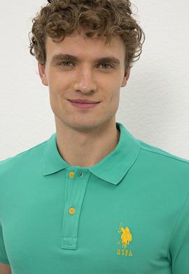 Erkek Yeşil Polo Yaka T-Shirt Basic - 50221070069