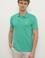 Erkek Yeşil Polo Yaka T-Shirt Basic
