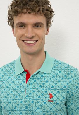 Erkek Mint Yeşili Polo Yaka T-Shirt - 50217898008