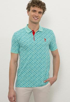 Erkek Mint Yeşili Polo Yaka T-Shirt - 50217898008