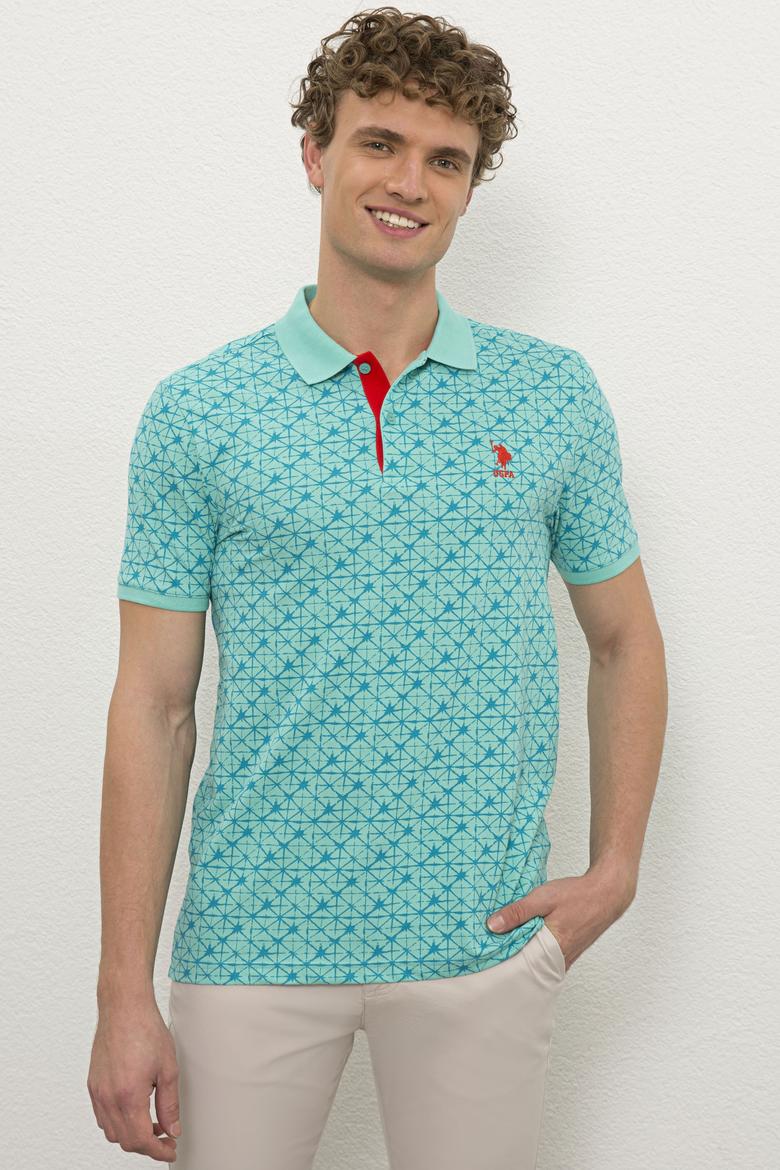 Erkek Mint Yeşili Polo Yaka T-Shirt
