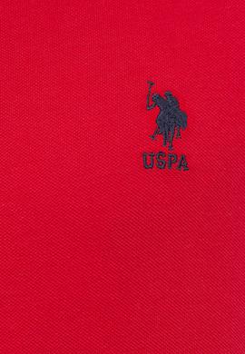 Erkek Kırmızı Polo Yaka Basic Tişört - 50222614035