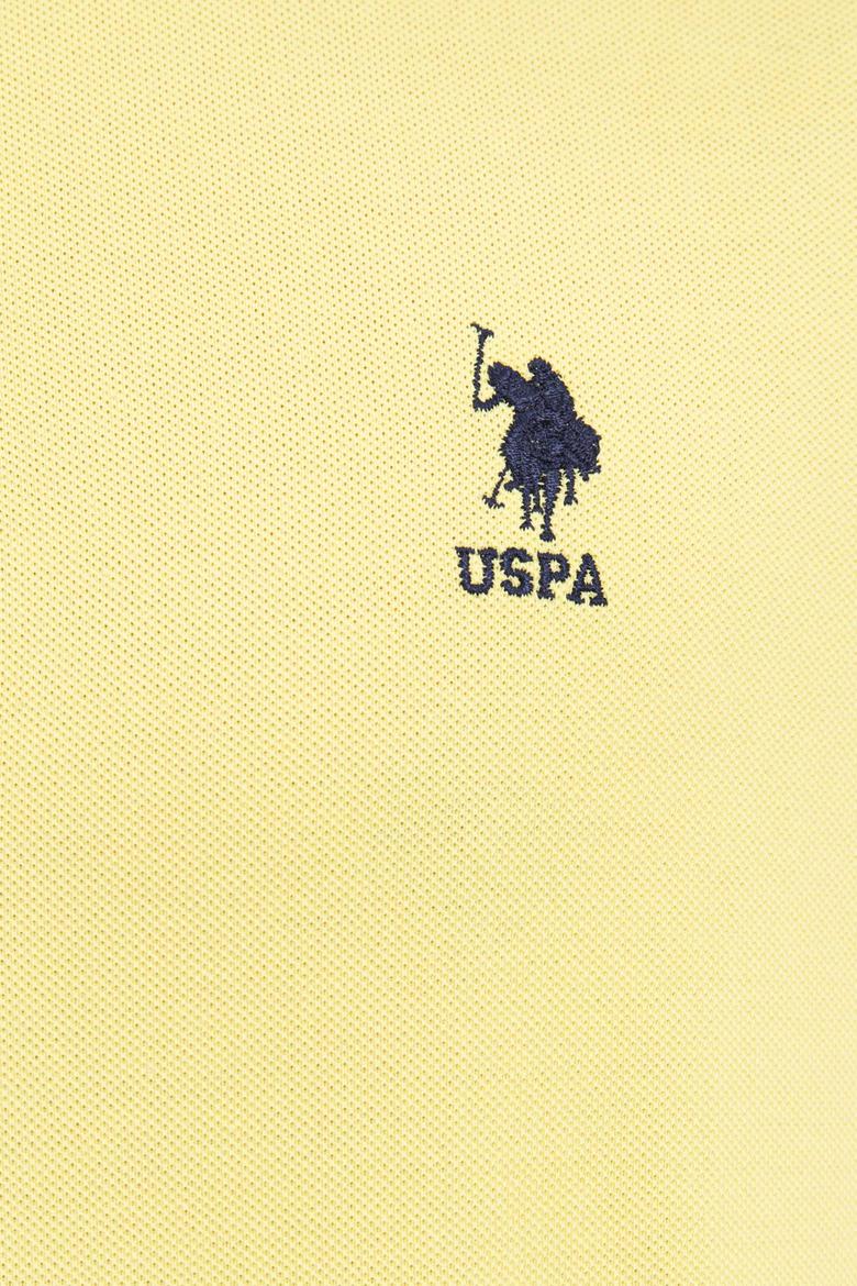 Erkek Sarı  Polo Yaka T-Shirt Basic - 50222614068