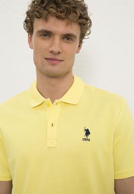 Erkek Sarı  Polo Yaka T-Shirt Basic - 50222614068