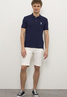 Erkek Lacivert Polo Yaka T-Shirt Basic - 50221070039