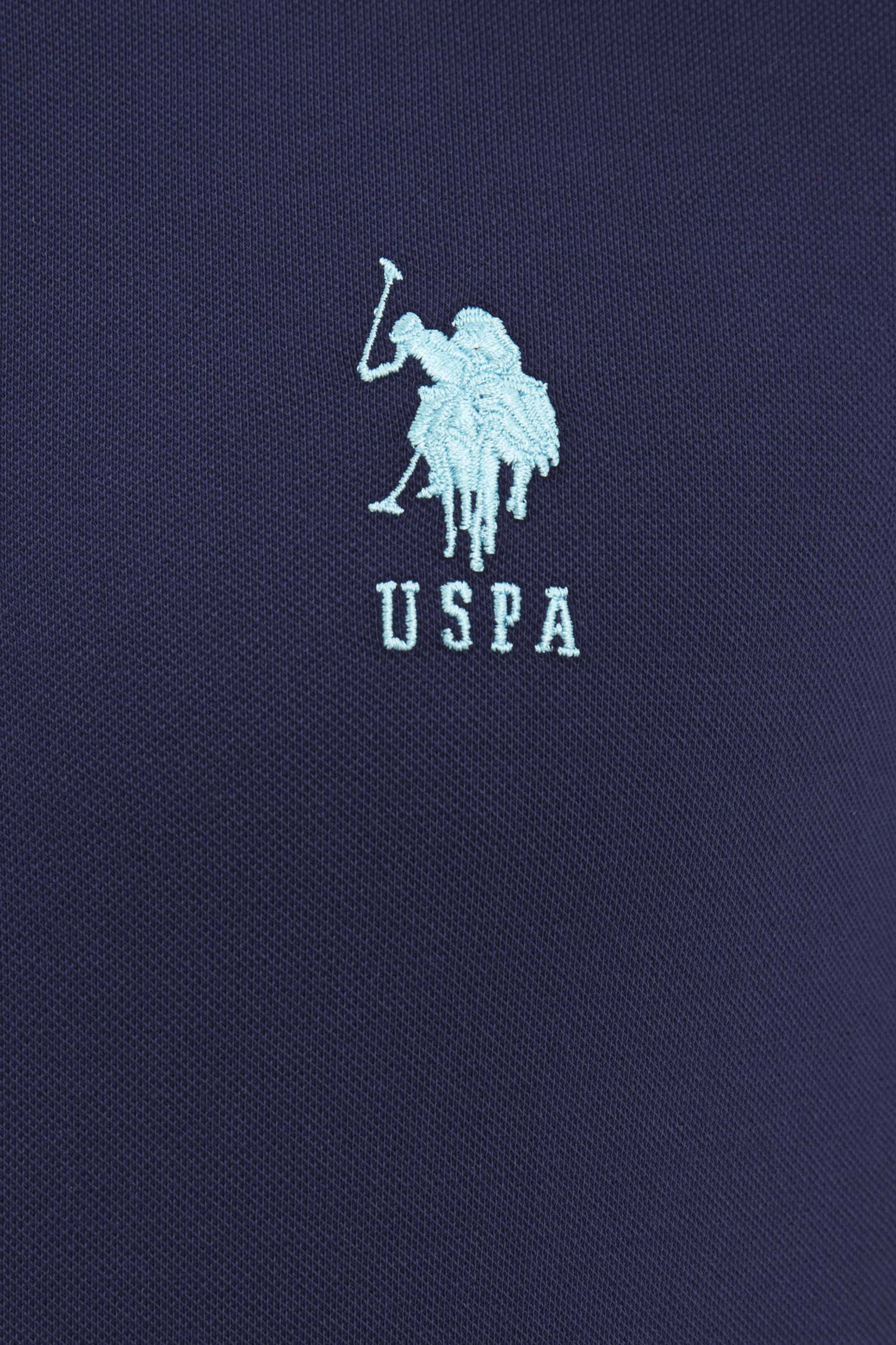 Erkek Lacivert Polo Yaka T-Shirt Basic