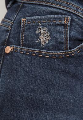 Kadın Mavi Denim Pantolon - 50199756005