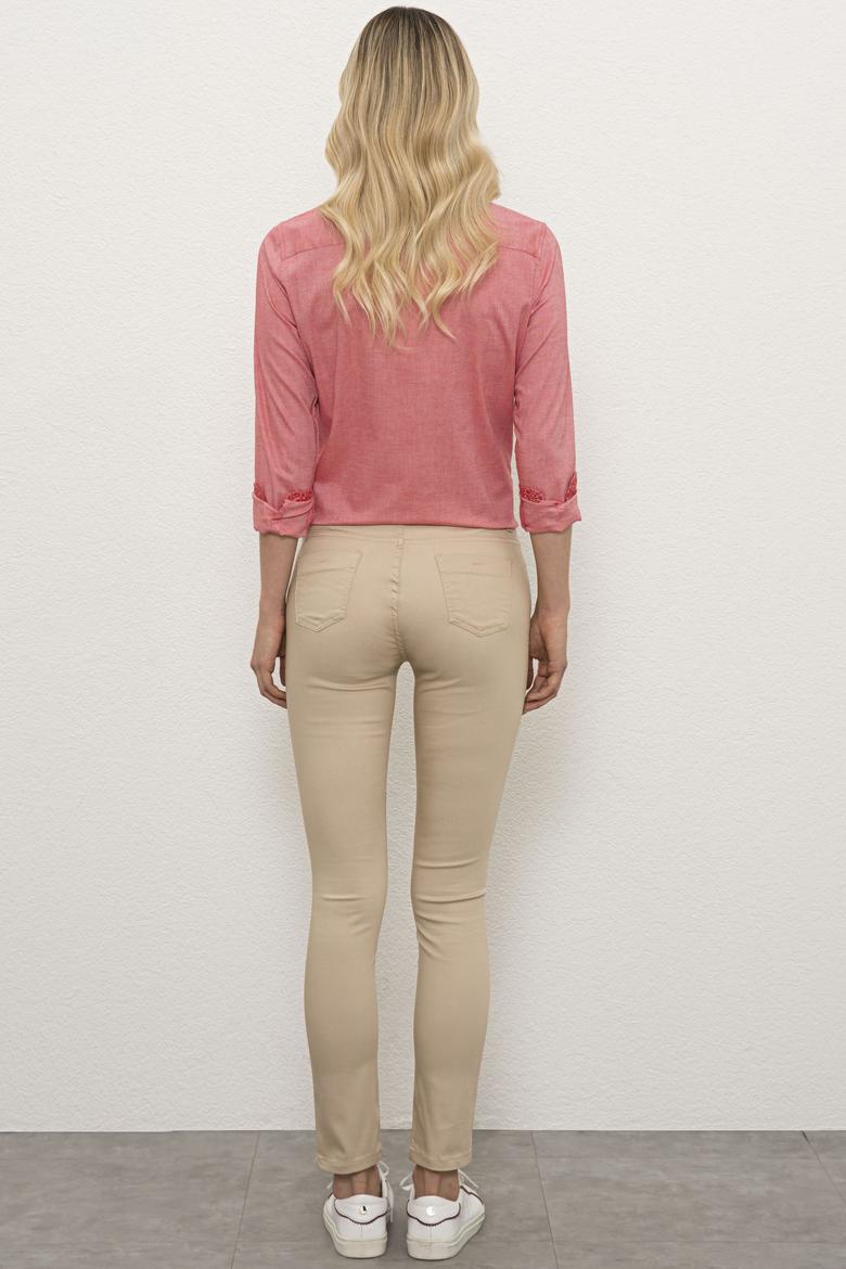 Kadın Bej Pantolon - 50202690009