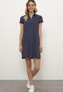 Kadın Lacivert Örme Elbise - 50225572005