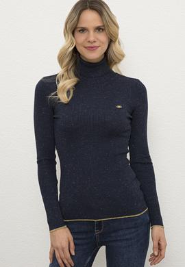 Kadın Lacivert Kazak - 50223889009