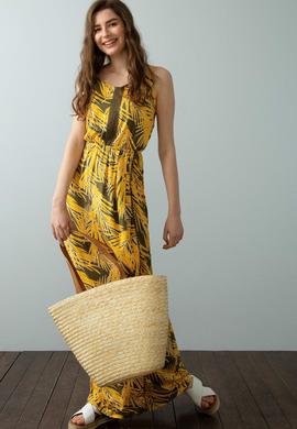 Beyaz Örme Elbise - 50186622024