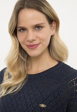 Kadın Lacivert Kazak - 50225384003