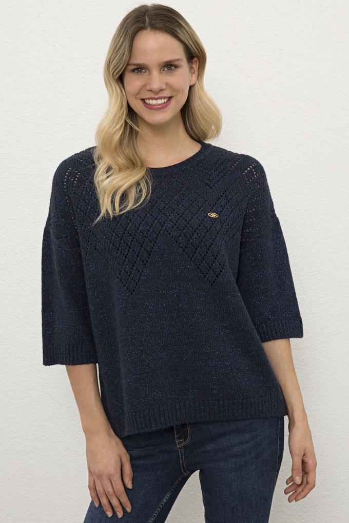 Kadın Lacivert Kazak