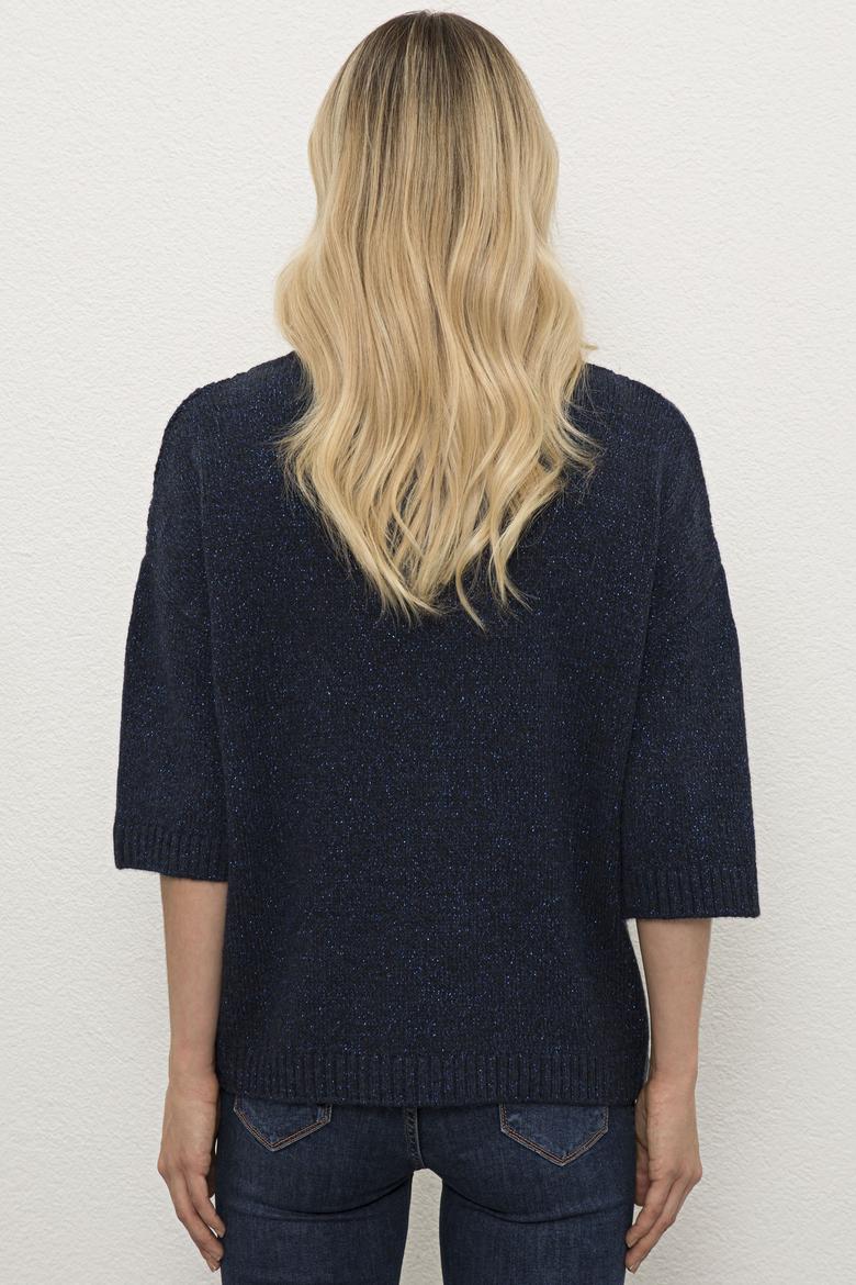 Kadın Lacivert Kazak - 50225384003