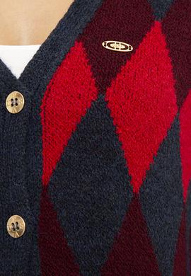 Kadın Lacivert Triko Hırka - 50225226011