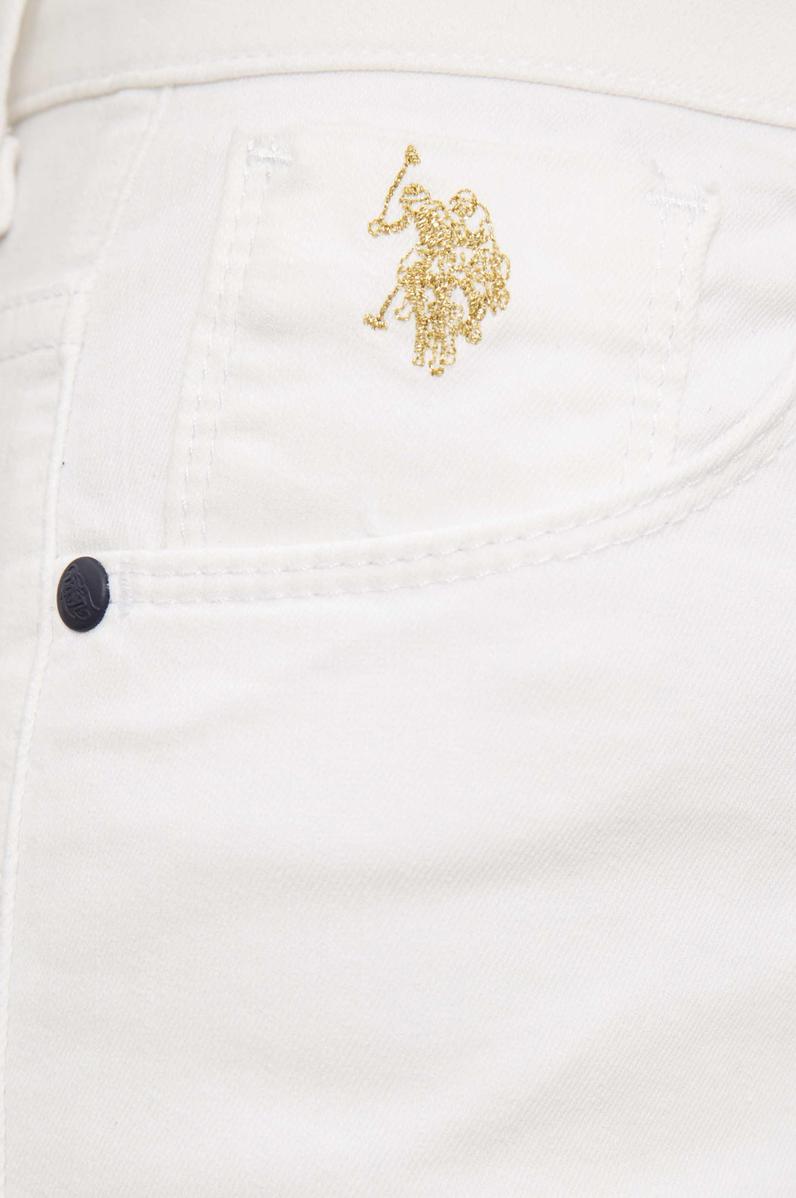 Kadın Beyaz Jean Pantolon