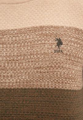 Erkek Koyu Haki Melanj Kazak - 50228566020