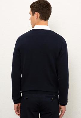 Erkek Lacivert Kazak - 50228358026